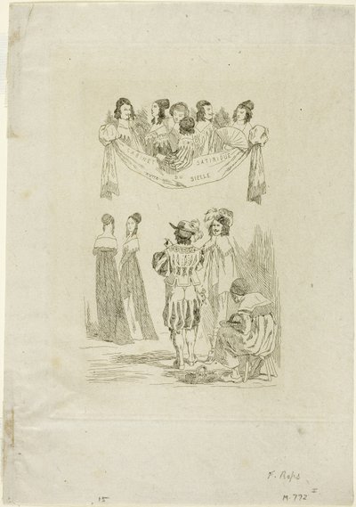 Gabinet Satyryczny autorstwa Félicien Rops