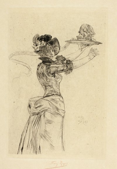 Nowoczesność autorstwa Félicien Rops