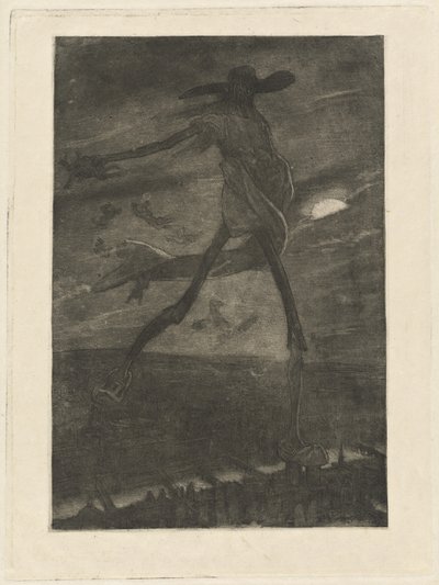 Szatan sieje tare autorstwa Félicien Rops