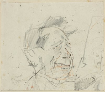 Szkic Ferdynanda Marinus autorstwa Félicien Rops
