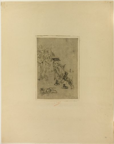 Przyjmowanie herbaty autorstwa Félicien Rops