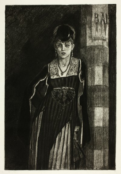 Pijący Absynt autorstwa Félicien Rops