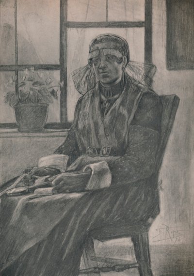 „Koronkarz”, 1946 autorstwa Félicien Rops
