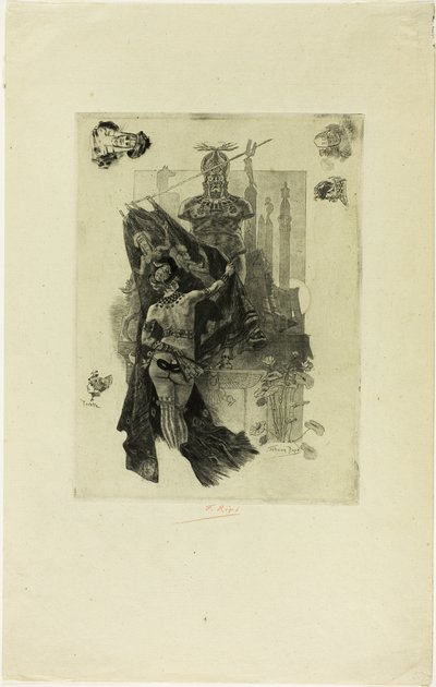 Skromność Sodomy autorstwa Félicien Rops