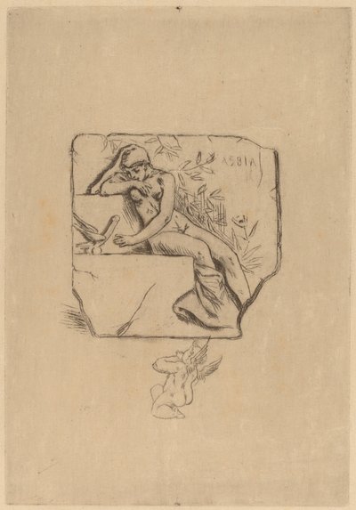 Wróbel Lesbie autorstwa Félicien Rops