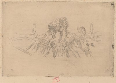 Pociąg Maris (Le train de Maris) autorstwa Félicien Rops