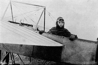 Gustav Hamel, zwycięzca pierwszego wyścigu lotniczego do Brighton, 1911 1933. autorstwa Flight Photo