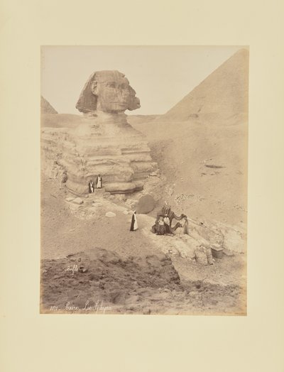 Kair - Le Sphynx autorstwa Félix Bonfils