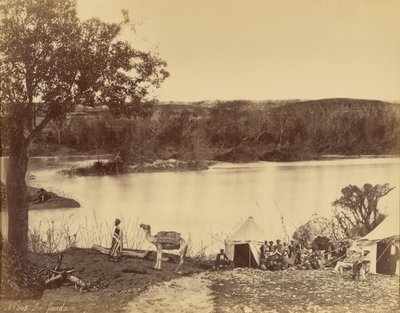 Le Jourdain [Rzeka Jordan] autorstwa Félix Bonfils