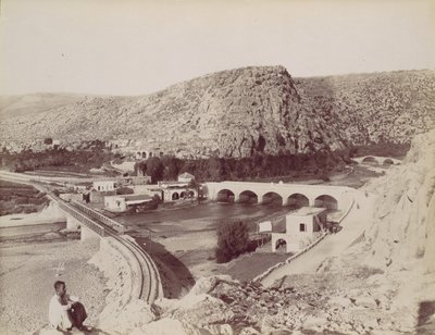 Mosty Kwiatu [Rzeki] Psa, ca. 1880. autorstwa Félix Bonfils