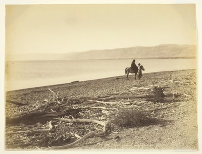 Morze Martwe i Góry Judzkie. Palestyna Morze Martwe i góry Judei, Palestyna, 1875 autorstwa Félix Bonfils