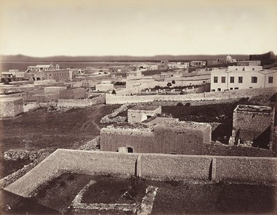Widok na miasto Hajfa, Izrael autorstwa Félix Bonfils
