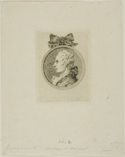 André de Nerciat autorstwa Félix Henri Bracquemond