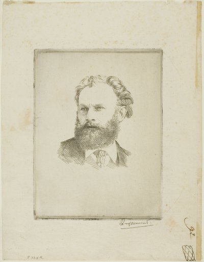 Portret Edouarda Maneta autorstwa Félix Henri Bracquemond
