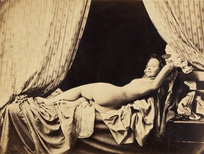 Kobieta nago autorstwa Félix Jacques Moulin