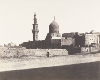 Le Kaire, Meczet Nâcéryeh, 1851-52, druk 1853-54. autorstwa Félix Teynard