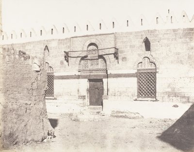 Souâdj, Grób Mouràd-Beya - Wejście do Meczetu, 1851-52, wydrukowany 1853-54. autorstwa Félix Teynard
