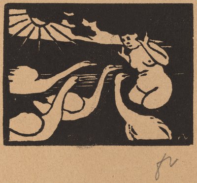 Kąpiący się z łabędziami Kąpiący się z łabędziami, 1893. autorstwa Félix Vallotton