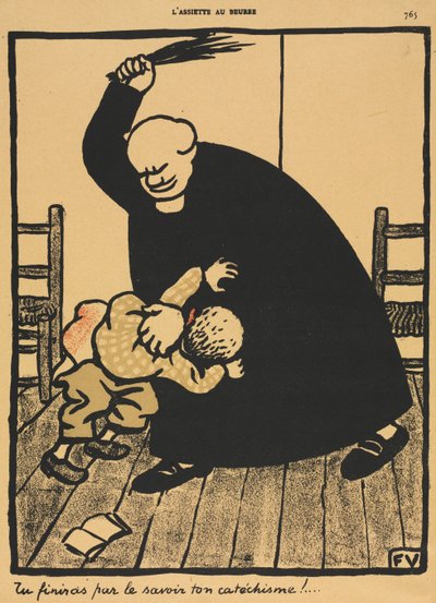 Zbrodnie i kara VIII, 765: Dowiesz się... autorstwa Félix Vallotton