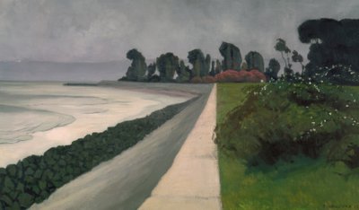 Morze w Honfleur autorstwa Félix Vallotton
