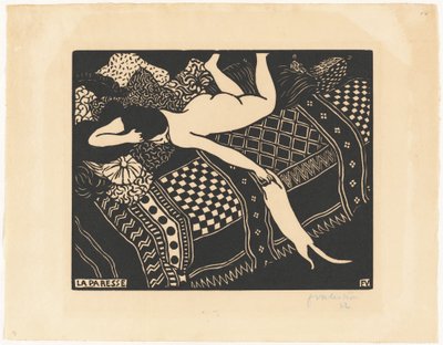 Lenistwo autorstwa Félix Vallotton