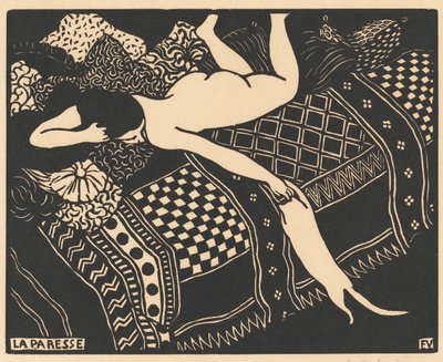 Lenistwo lenistwo, 1896. autorstwa Félix Vallotton