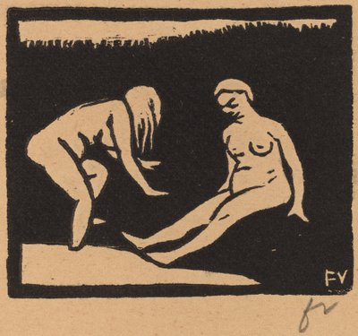 Wyjście z wody (La sortie du bain) autorstwa Félix Vallotton