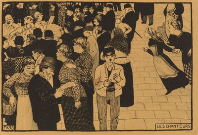 Śpiewacy autorstwa Félix Vallotton