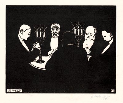Poker autorstwa Félix Vallotton
