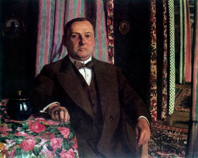 „Portret Georga E. Haasena”, 1913. autorstwa Félix Vallotton