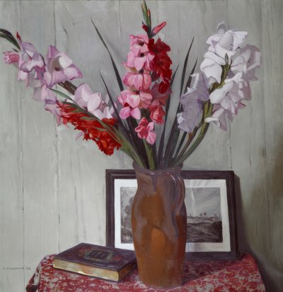 Martwa natura z mieczykami autorstwa Félix Vallotton