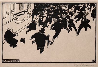 Protest autorstwa Félix Vallotton