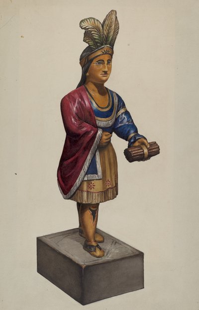 Indyjski sklep z cygarami autorstwa Flora Merchant