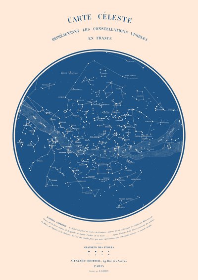 Carte Celeste - EDYCJA ASTER, 2022 (cyfrowa) autorstwa Florent Bodart