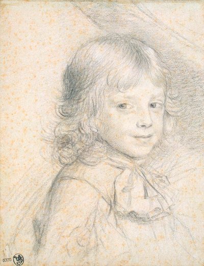 Portret Filipa Sabaudzkiego jako dziecko, 1660-1670. autorstwa Florent de La Mare Richart
