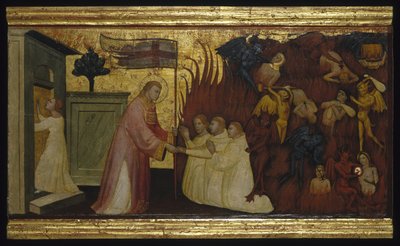 Święty Wawrzyniec wyzwala dusze z czyśćca autorstwa Florentine Lorenzo di Niccolò Italian