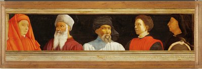 Pięciu mistrzów malarstwa renesansowego: Giotto, Uccello ... autorstwa Florentine School