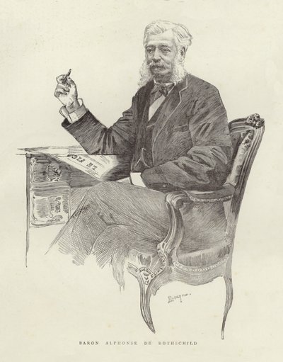 Baron Alphonse James de Rothschild autorstwa Florian