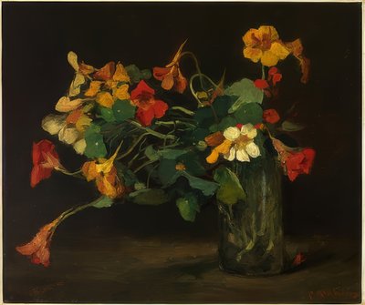 Martwa natura kwiatowa z nasturcją autorstwa Floris Arntzenius