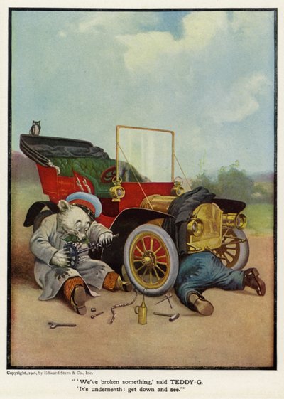 Coś zepsuliśmy, powiedział Teddy - G, to pod spodem: zejdź i zobacz. autorstwa Floyd V. Campbell