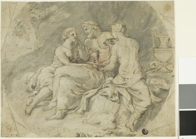 Lot i jego córki autorstwa Follower of Charles Le Brun