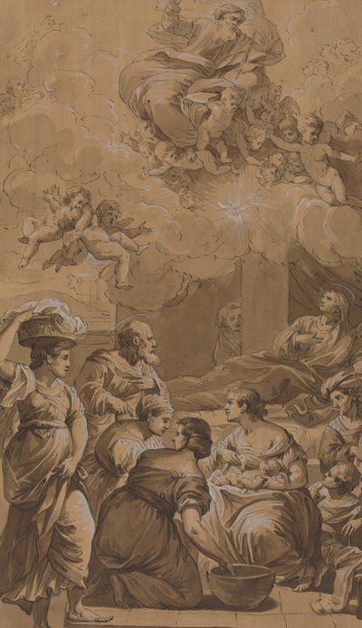 Narodziny Dziewicy autorstwa Follower of Francesco Fontebasso