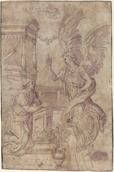 Zwiastowanie autorstwa Follower of Frans Floris I