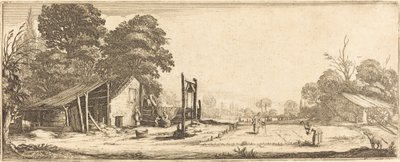 Ogród autorstwa Follower of Jacques Callot