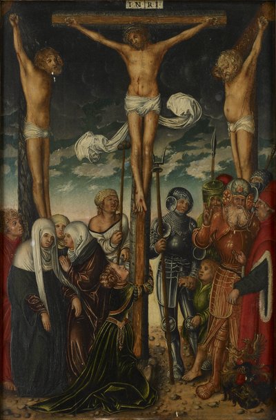 Ukrzyżowanie autorstwa Follower of Lucas Cranach the Elder