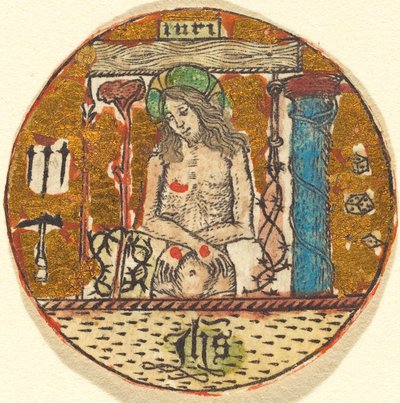 Chrystus jako Mąż Boleści autorstwa Follower of Master E.S.