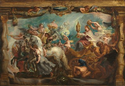 Triumf Kościoła autorstwa Follower of Peter Paul Rubens