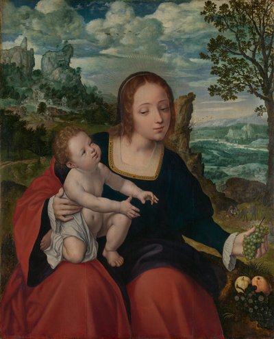Odpoczynek w ucieczce do Egiptu, ca. 1540. autorstwa Follower of Quentin Metsys