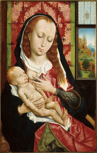 Dziewica z Dzieciątkiem autorstwa Follower of Rogier van der Weyden