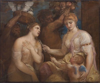Alegoria Wenus i Kupidyna autorstwa Follower of Titian